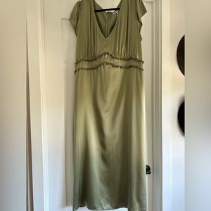 Reformation Kaye Silk Dress -